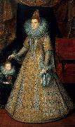 Frans Pourbus The Infanta Isabella Clara Eugenia Archduchess of Austria oil on canvas
